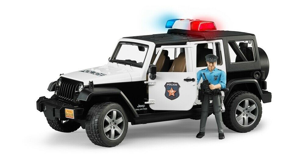 Jeep Wrangler Rubicon Politibil med politimand