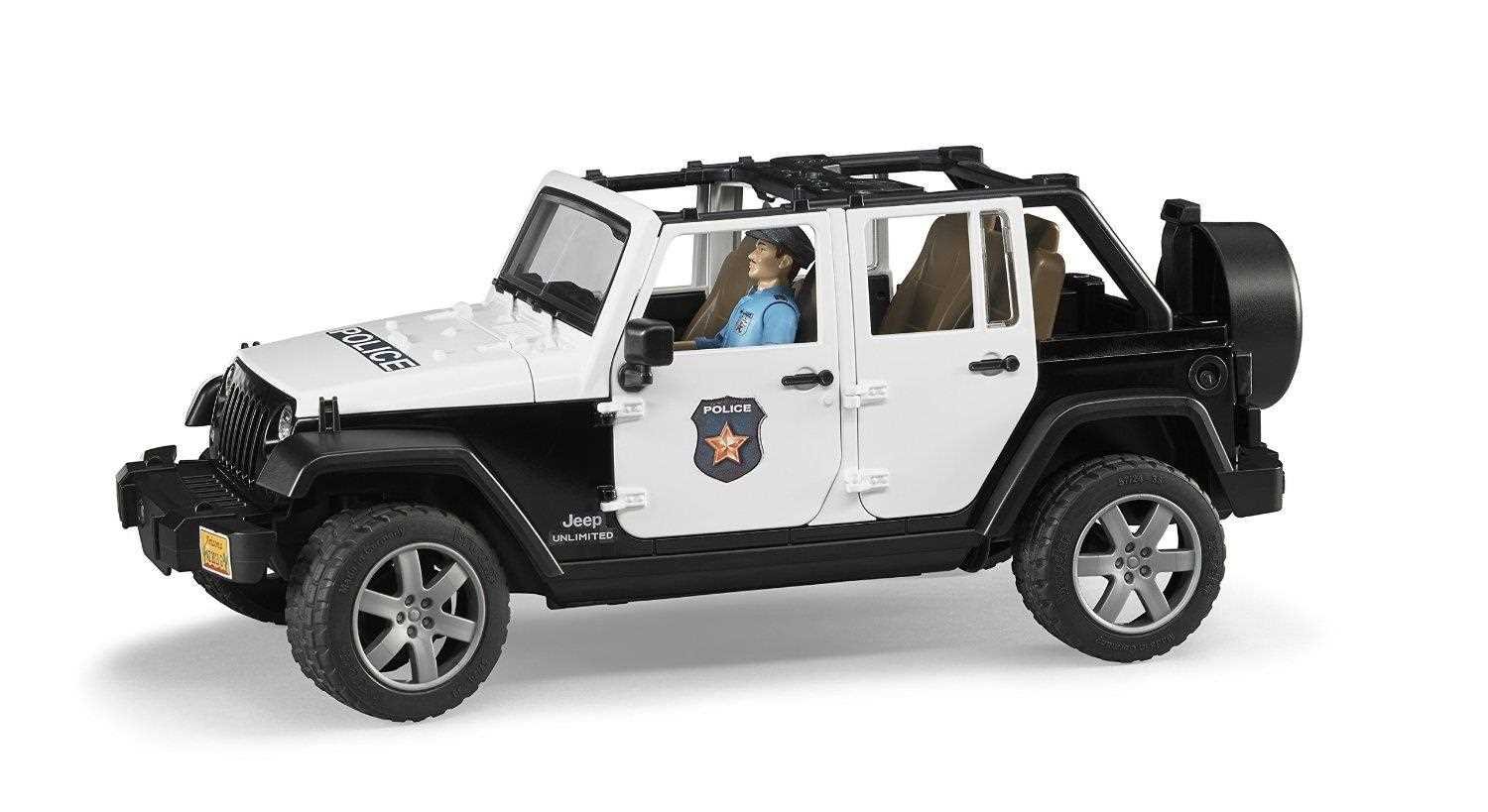 Jeep Wrangler Rubicon Politibil med politimand