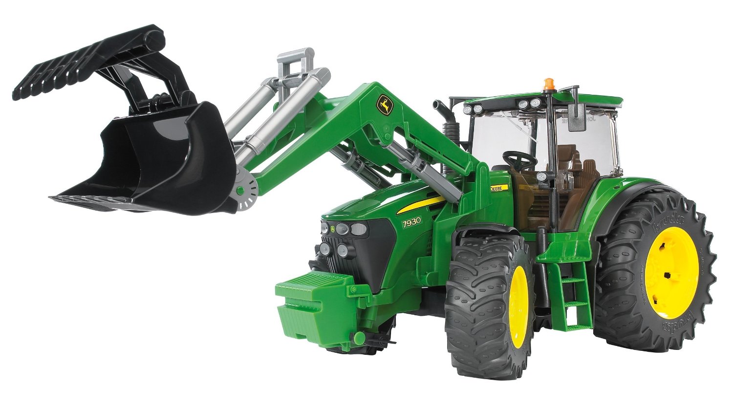 John Deere traktor 7930 med frontlæsser