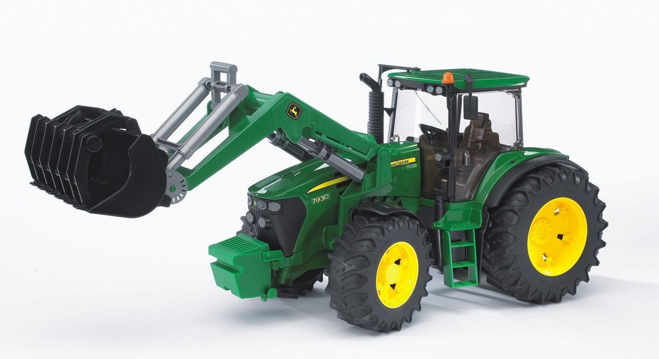 John Deere traktor 7930 med frontlæsser