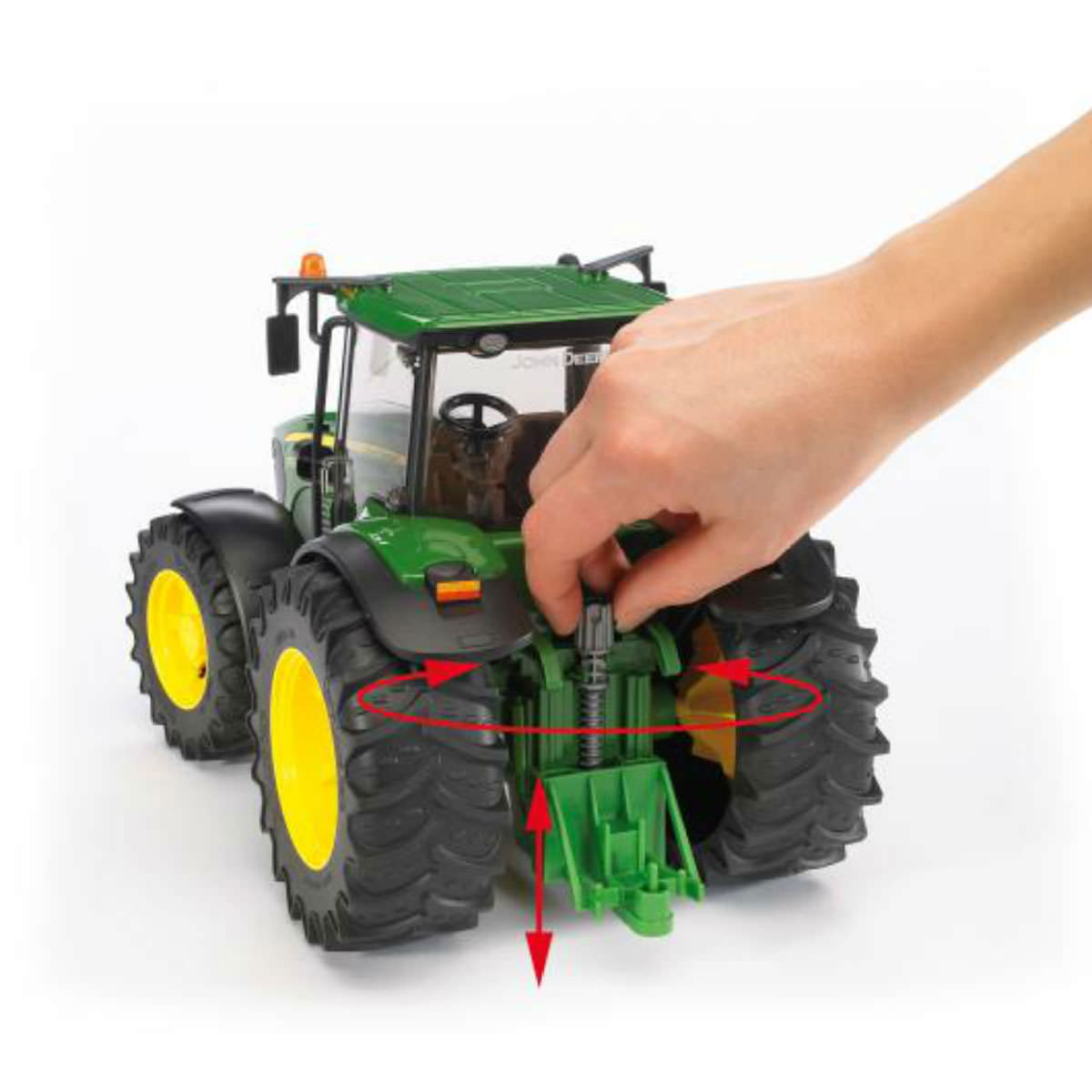 John Deere traktor 7930 med frontlæsser