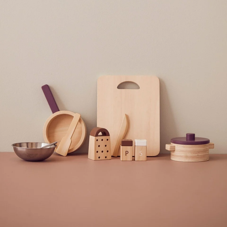 Kids Concept - Potter og pander til legekøkken BISTRO
