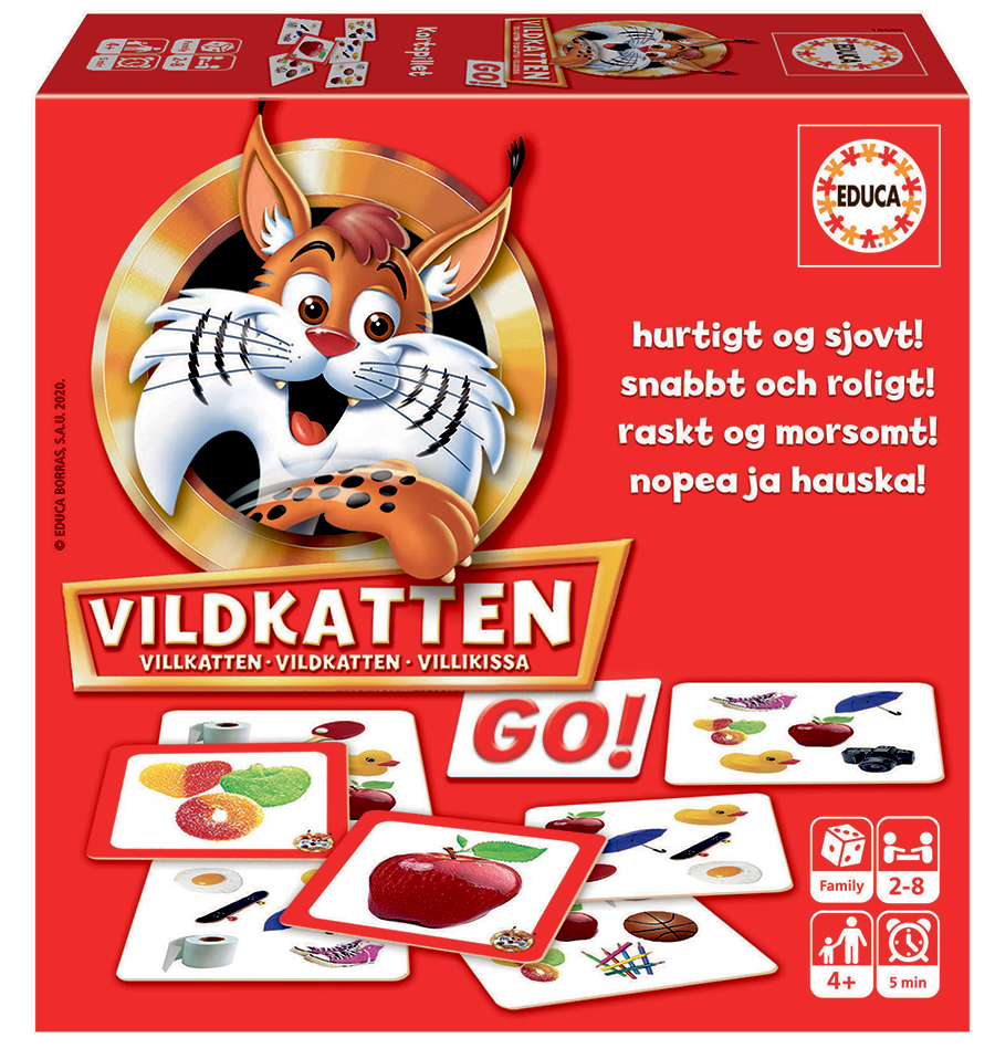 Kortspil - Vildkatten GO!