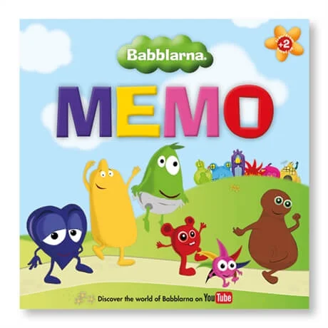 Babblarna sprogtræning - Memo huskespil