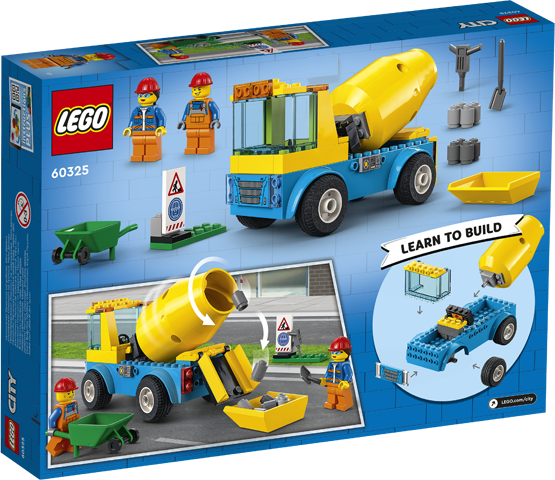 LEGO City - Lastbil med cementblander (60325)