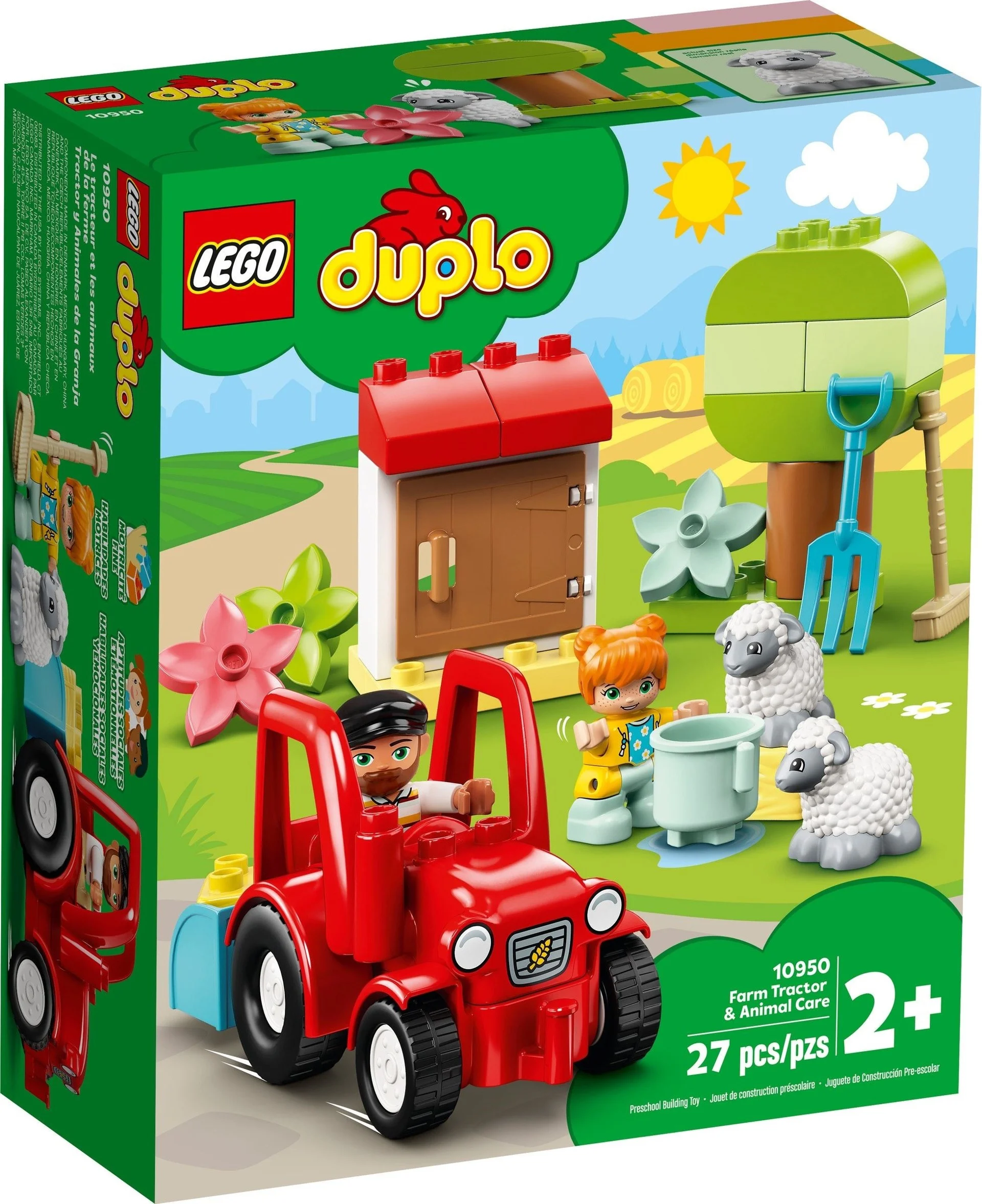 LEGO DUPLO - Traktor og pasning af bondegårdsdyr (10950)