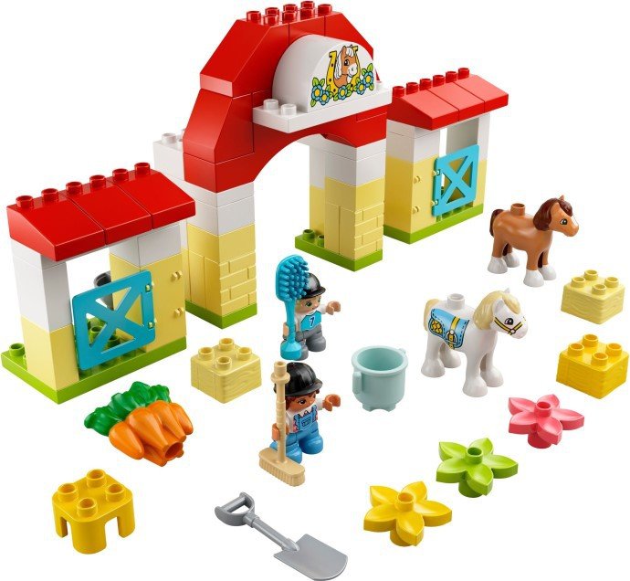 LEGO DUPLO - Hestestald og ponypasning (10951)
