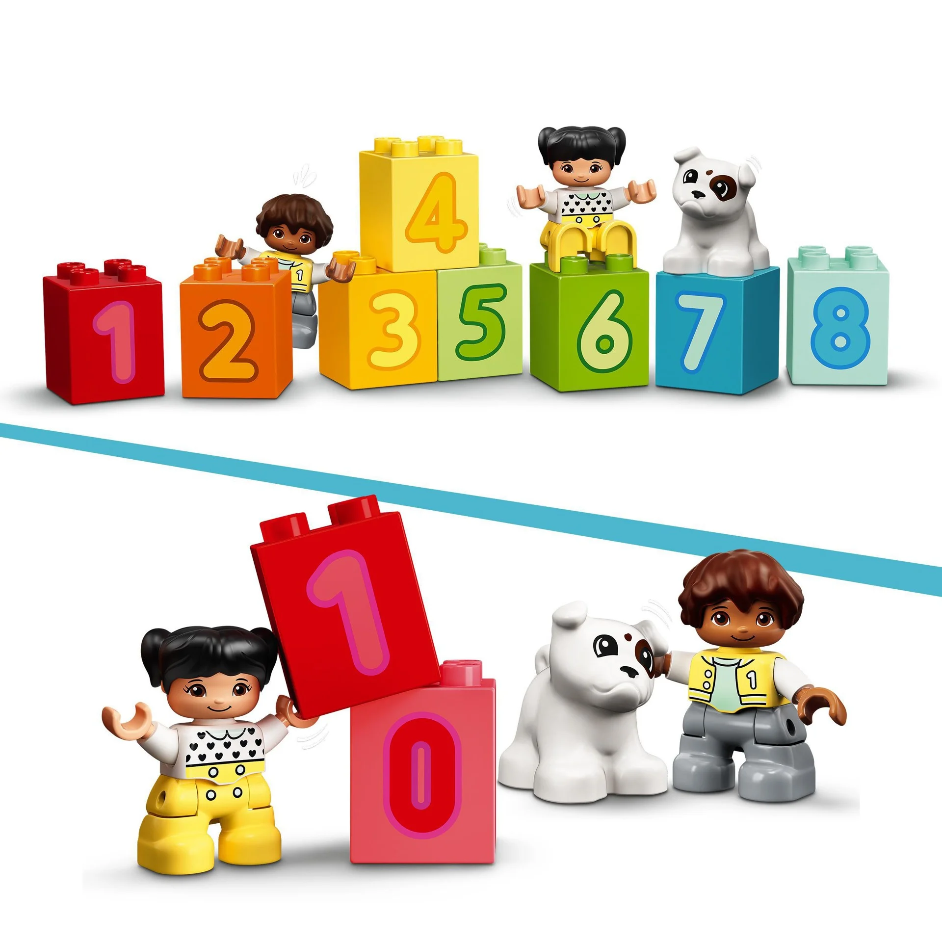 LEGO DUPLO - Tog med tal – lær at tælle (10954)