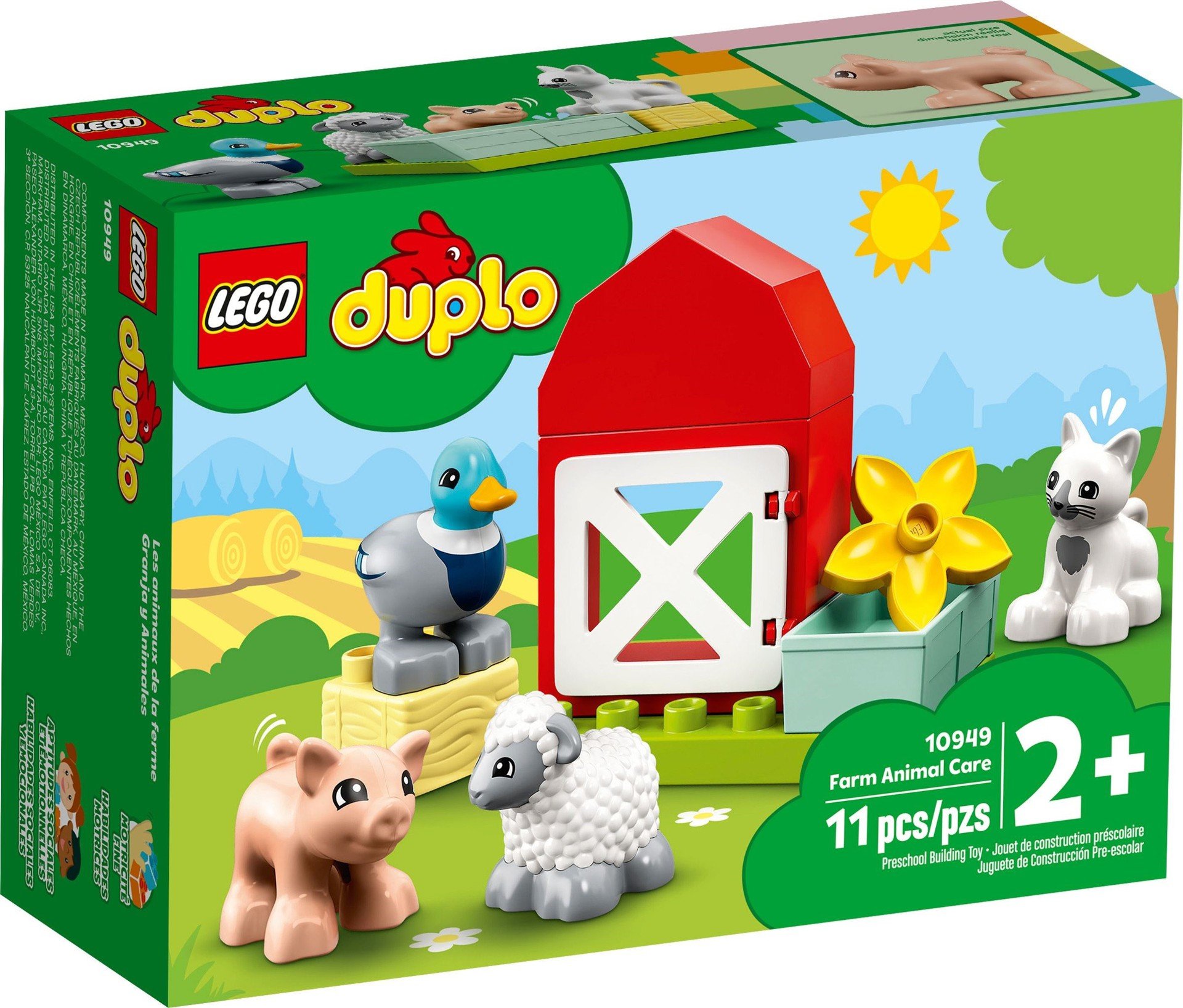 LEGO DUPLO - Pasning af bondegårdsdyr (10949)