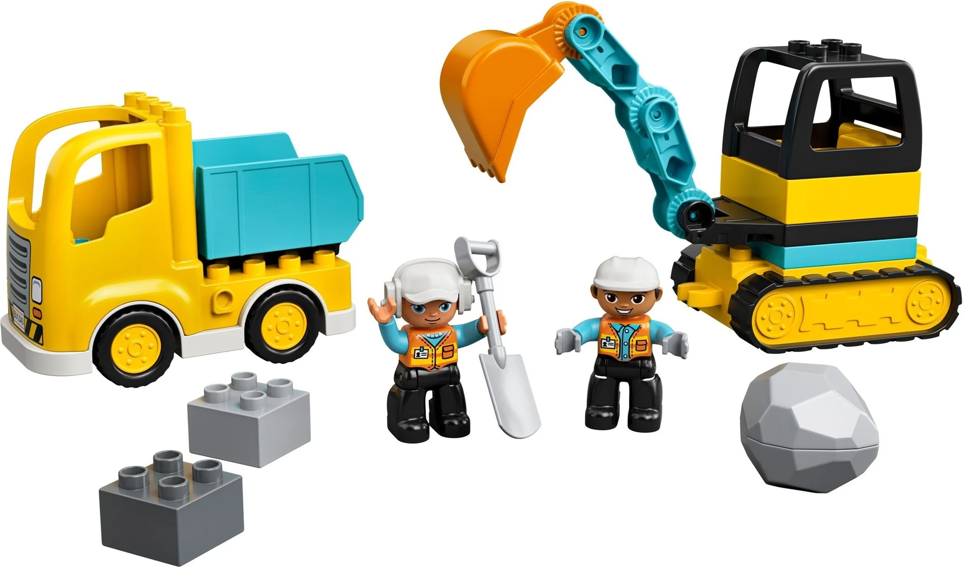 LEGO DUPLO - Lastbil og gravemaskine på larvefødder (10931)