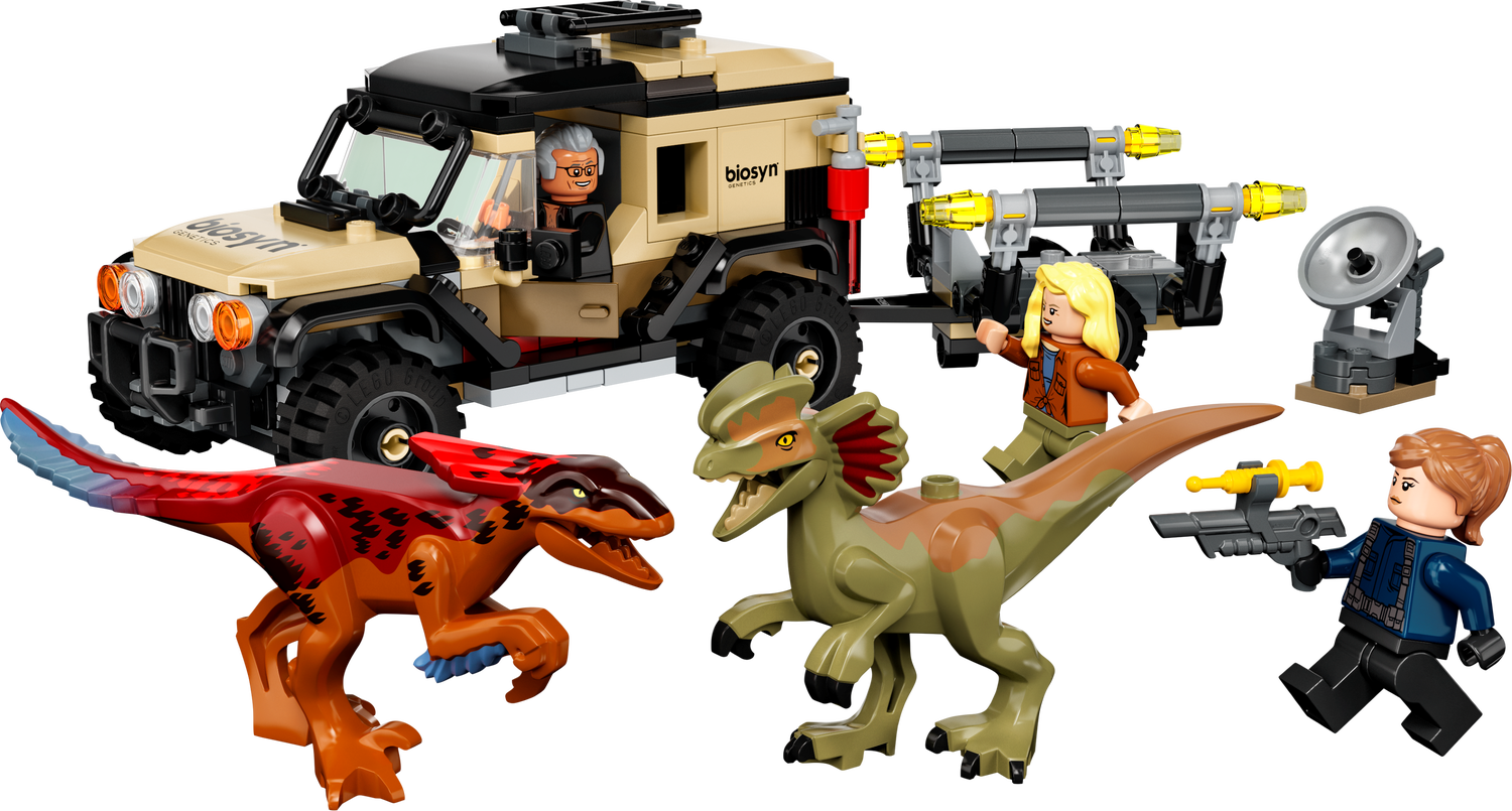 LEGO Jurassic World - Pyroraptor og dilophosaurus-transport (76951)