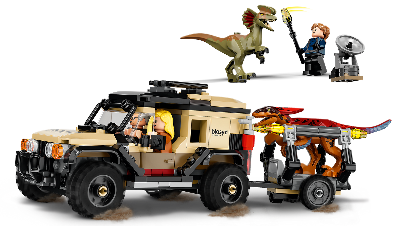 LEGO Jurassic World - Pyroraptor og dilophosaurus-transport (76951)