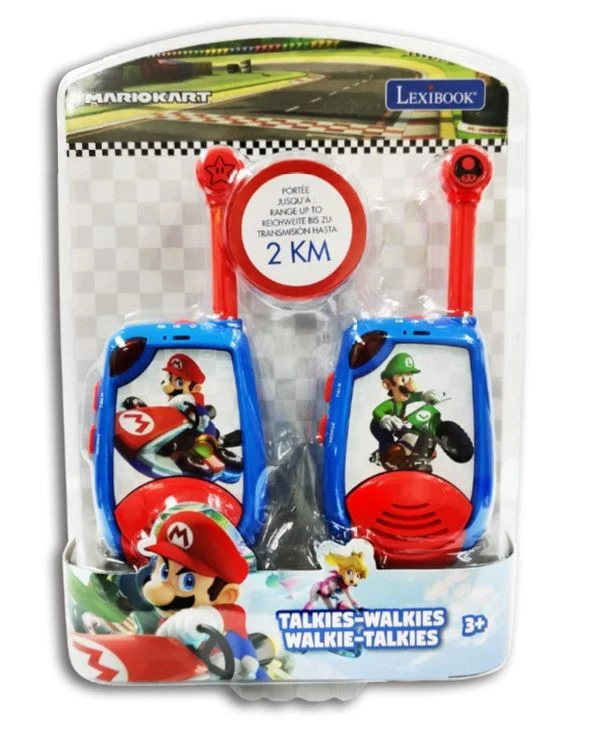 Lexibook - Mario Kart Digitale Walkie-talkies op til 2km Lys funktion