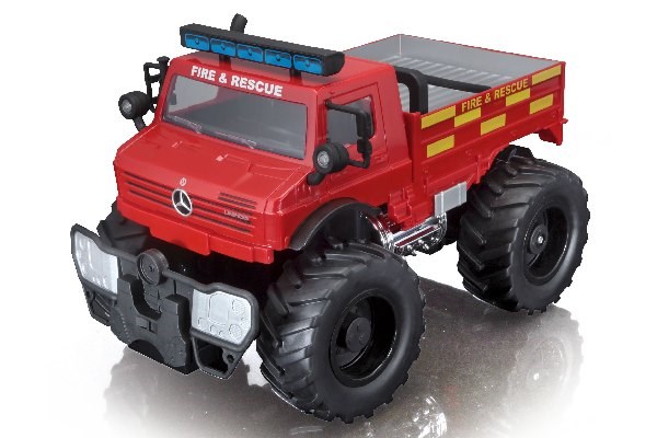 M-B U5000 Unimog (Brandbil) R/C Fjernstyret Bil 1:16 27Mhz