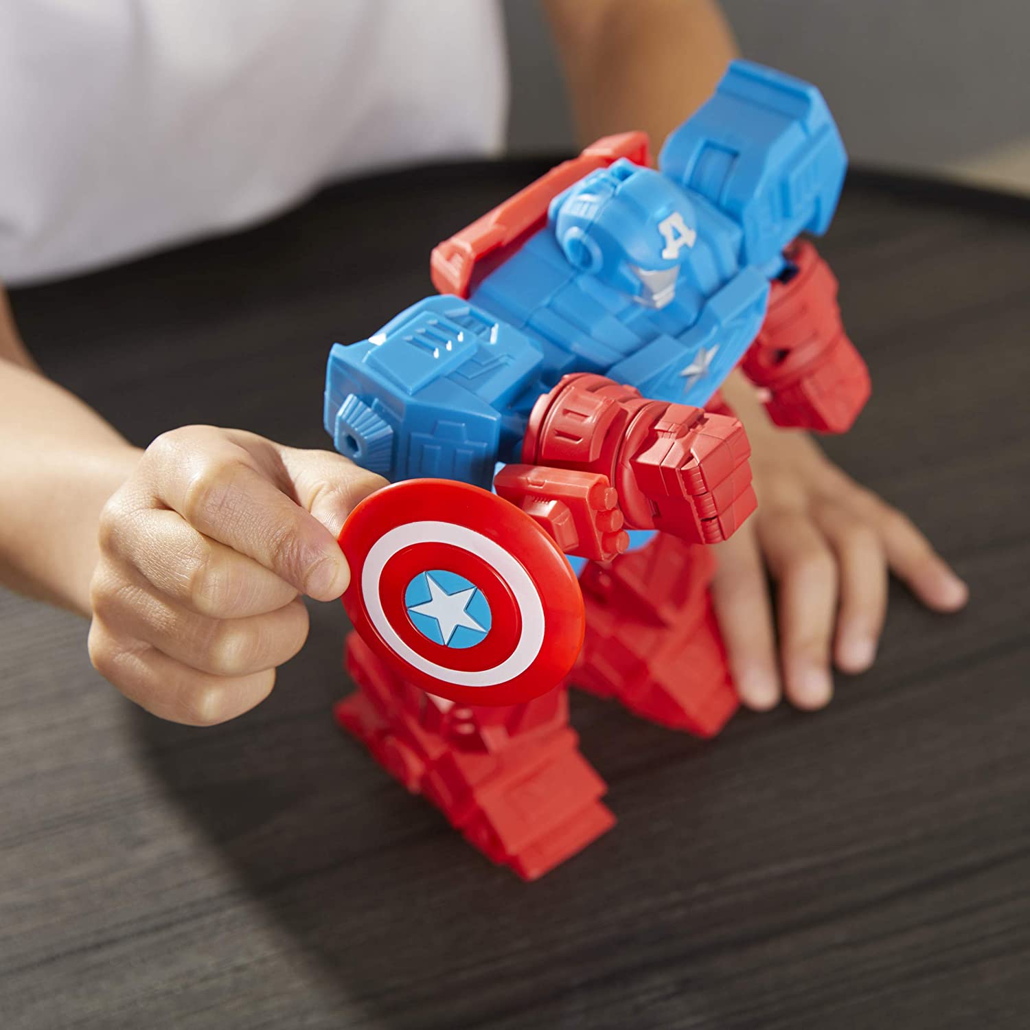 Marvel Avengers - Mech Strike 15cm - Captain America Ultimate Mech Suit (F1669)