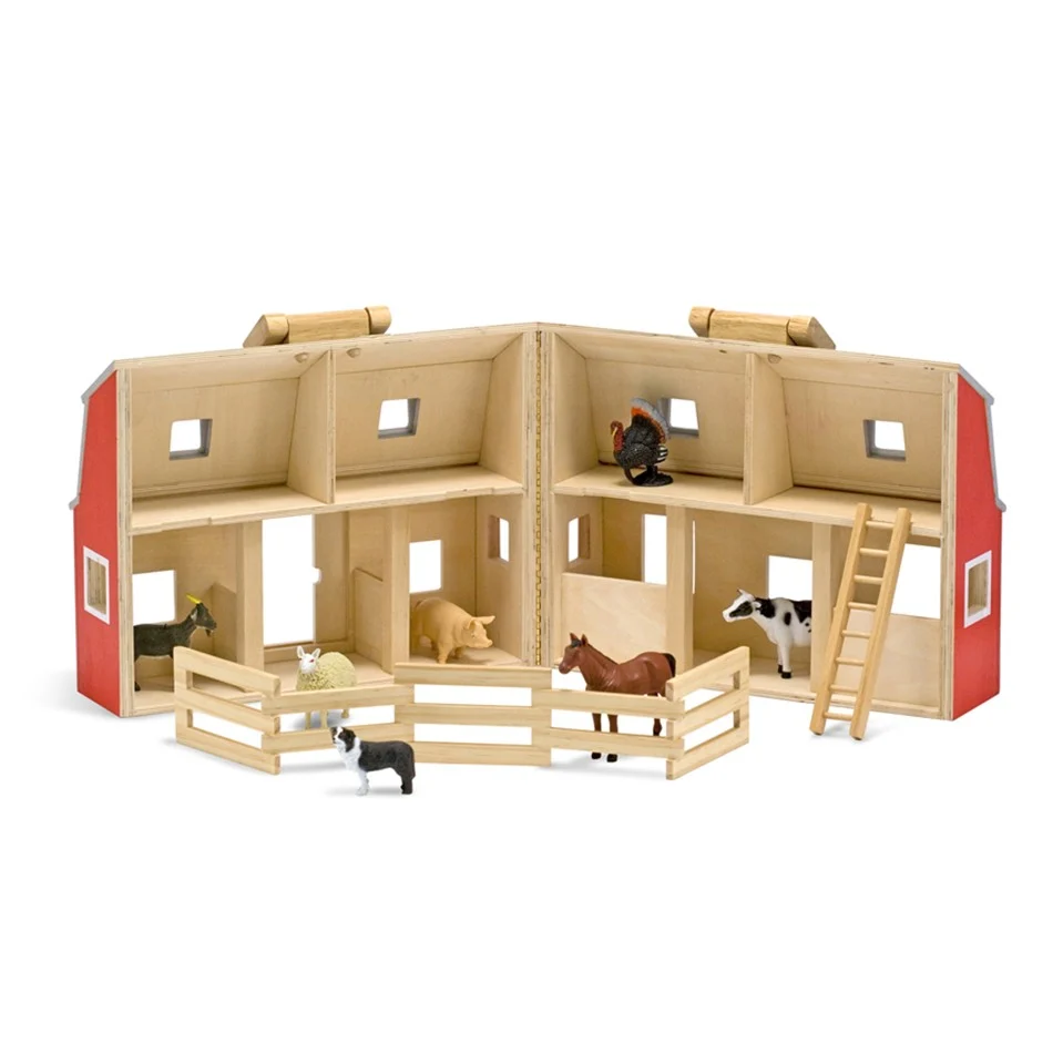 Melissa & Doug - Bondegård m. Dyr