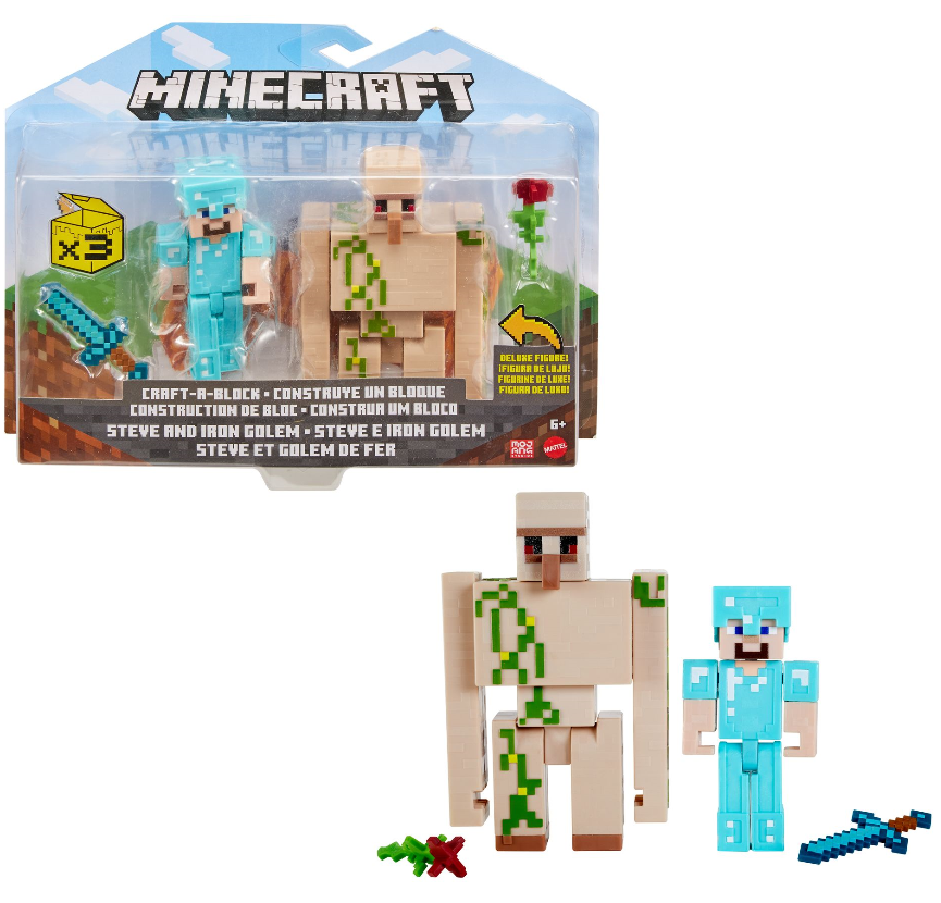 Minecraft – Steve og Iron Golem