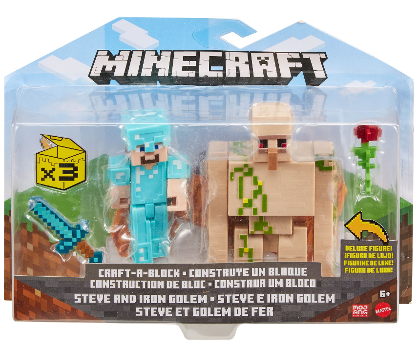 Minecraft – Steve og Iron Golem