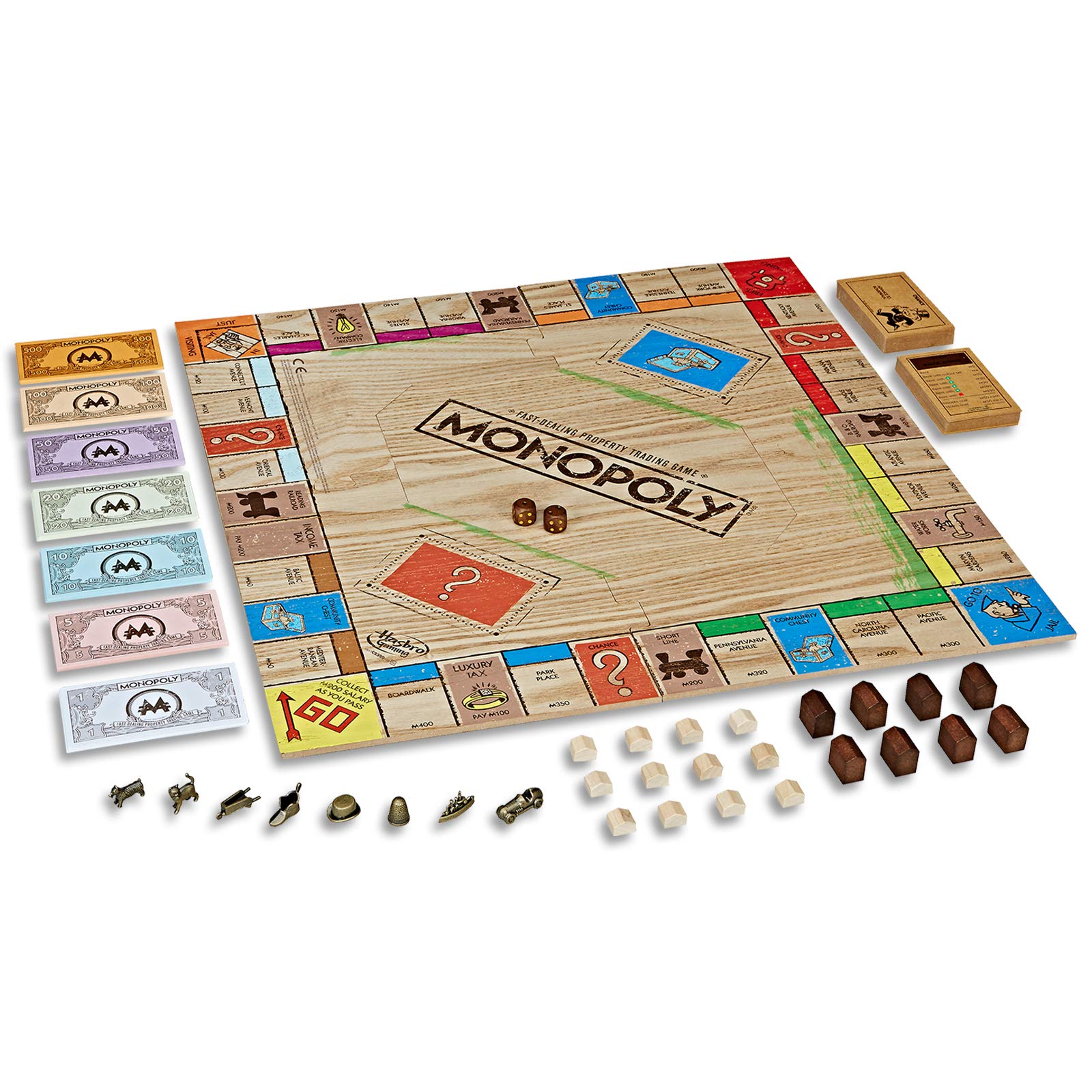 Monopoly - Rustik version (Engelsk) (HAS3187)