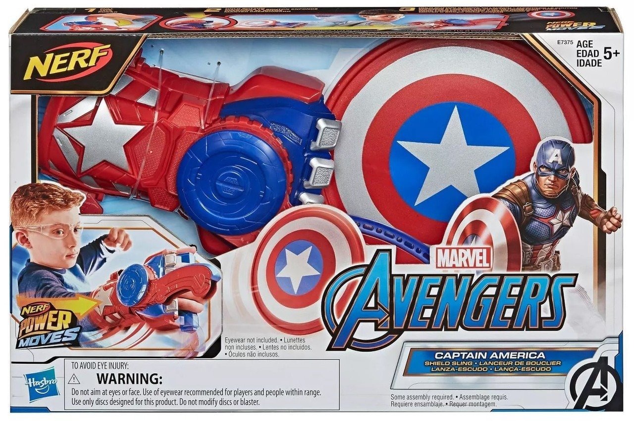 NERF Power Moves - Captain America 