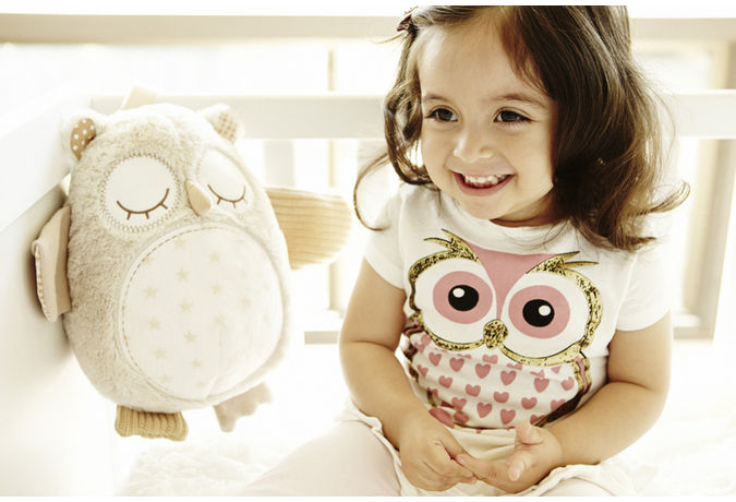 Nighty Night Owl - Uglebamse med sensor og sovelyde