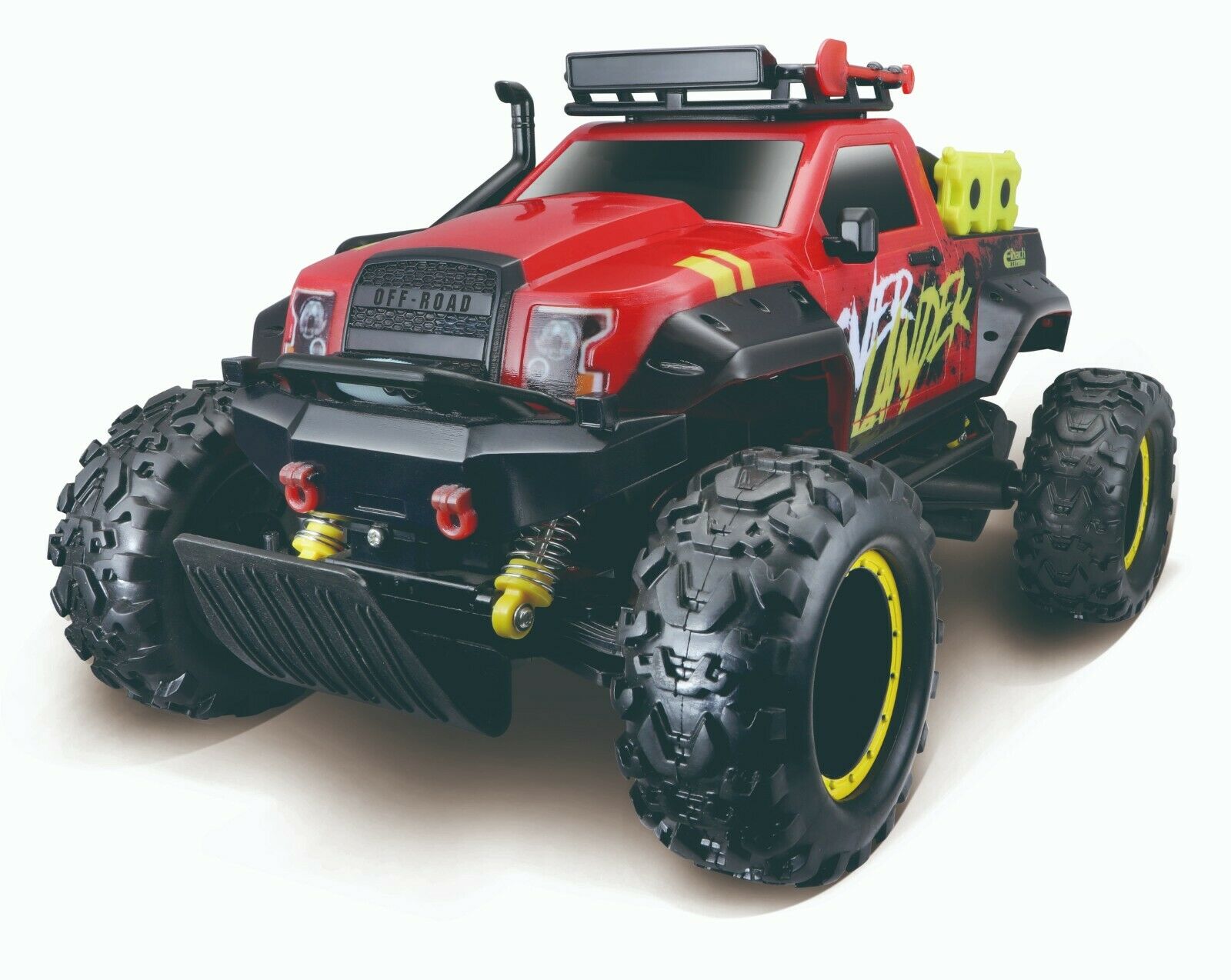 Overlander R/C Fjernstyret Bil 2.4 GHz (Li-ion+USB) - Rød