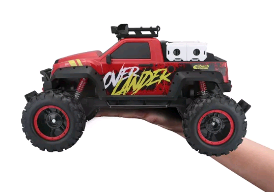 Overlander R/C Fjernstyret Bil 2.4 GHz (Li-ion+USB) - Rød
