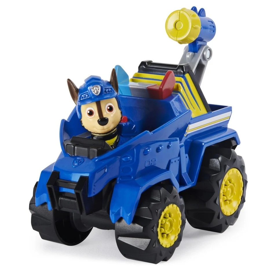 Paw Patrol - Dino Deluxe Kørertøj - Chase (75-6058597)