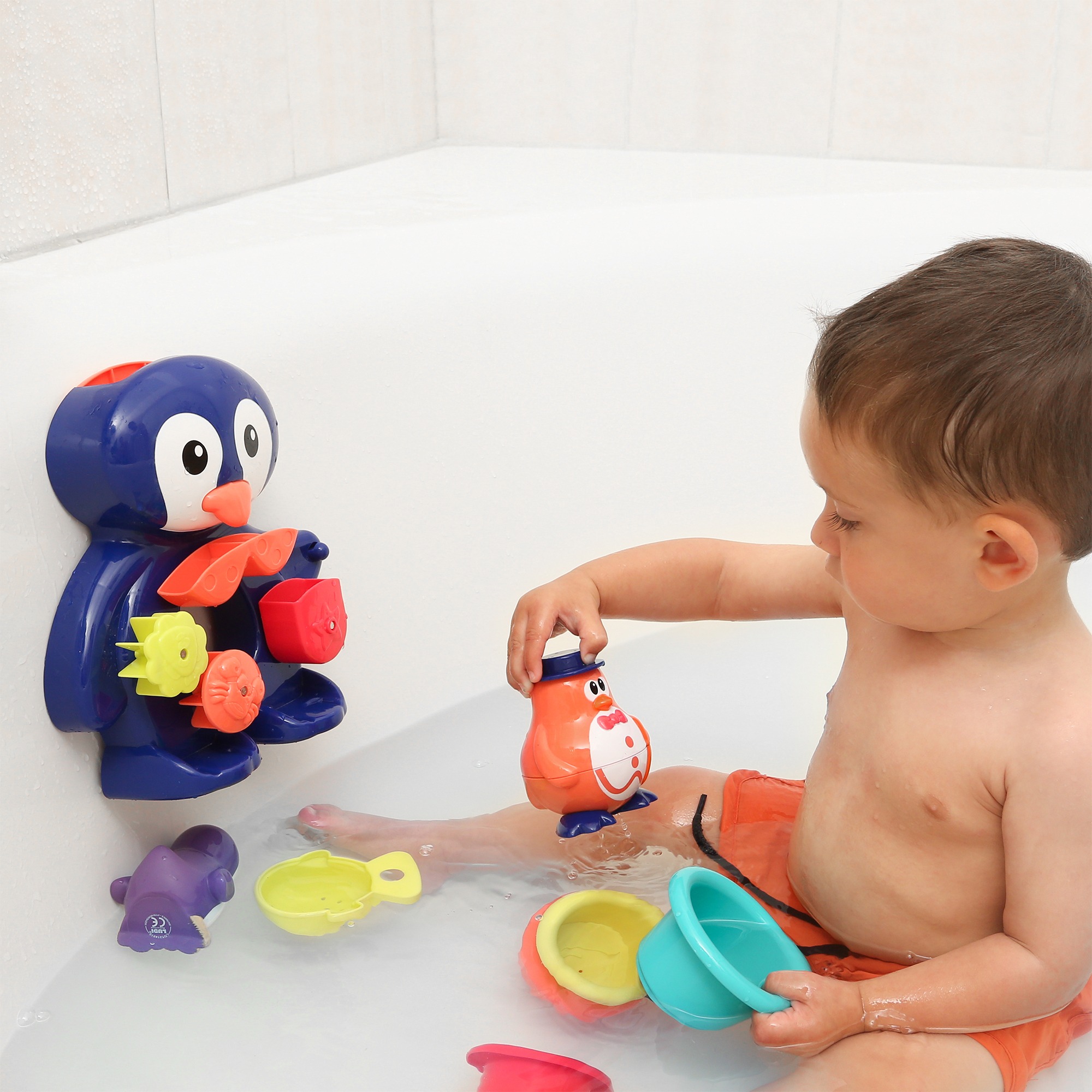 Penguin bath set