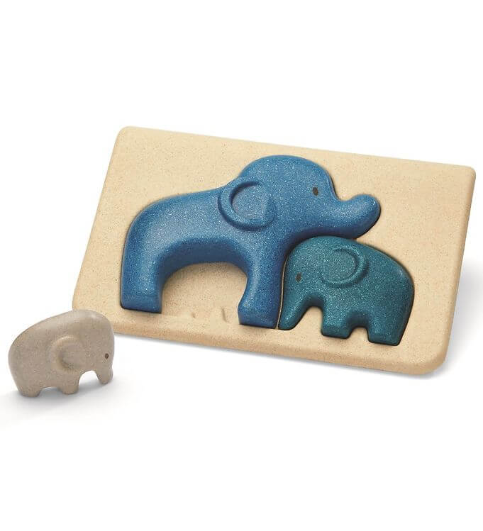 PlanToys - Elefant Puslespil