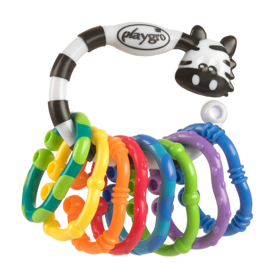 Playgro Bidering-rangle med zebra