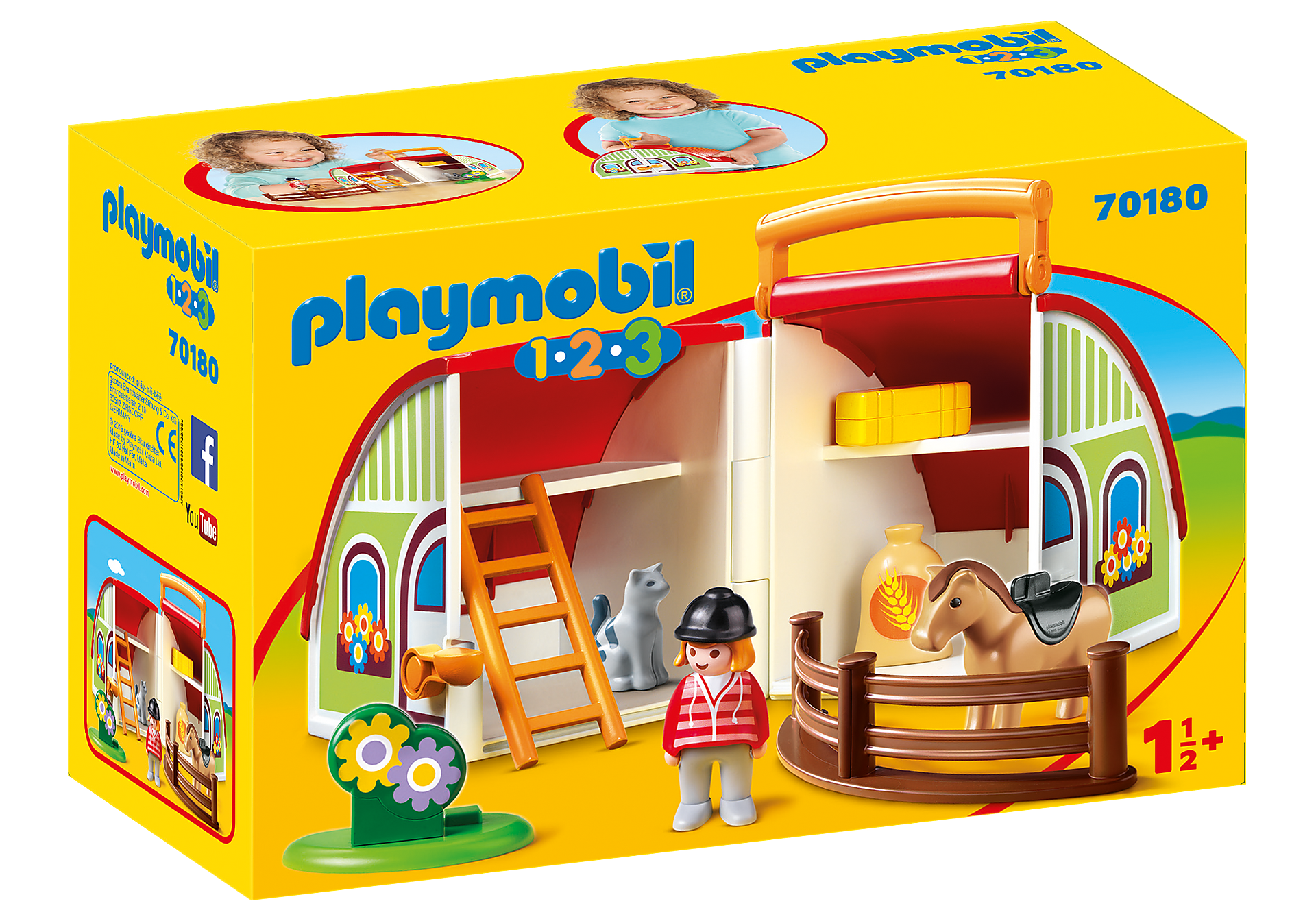 Playmobil 1.2.3 - Min mobile gård