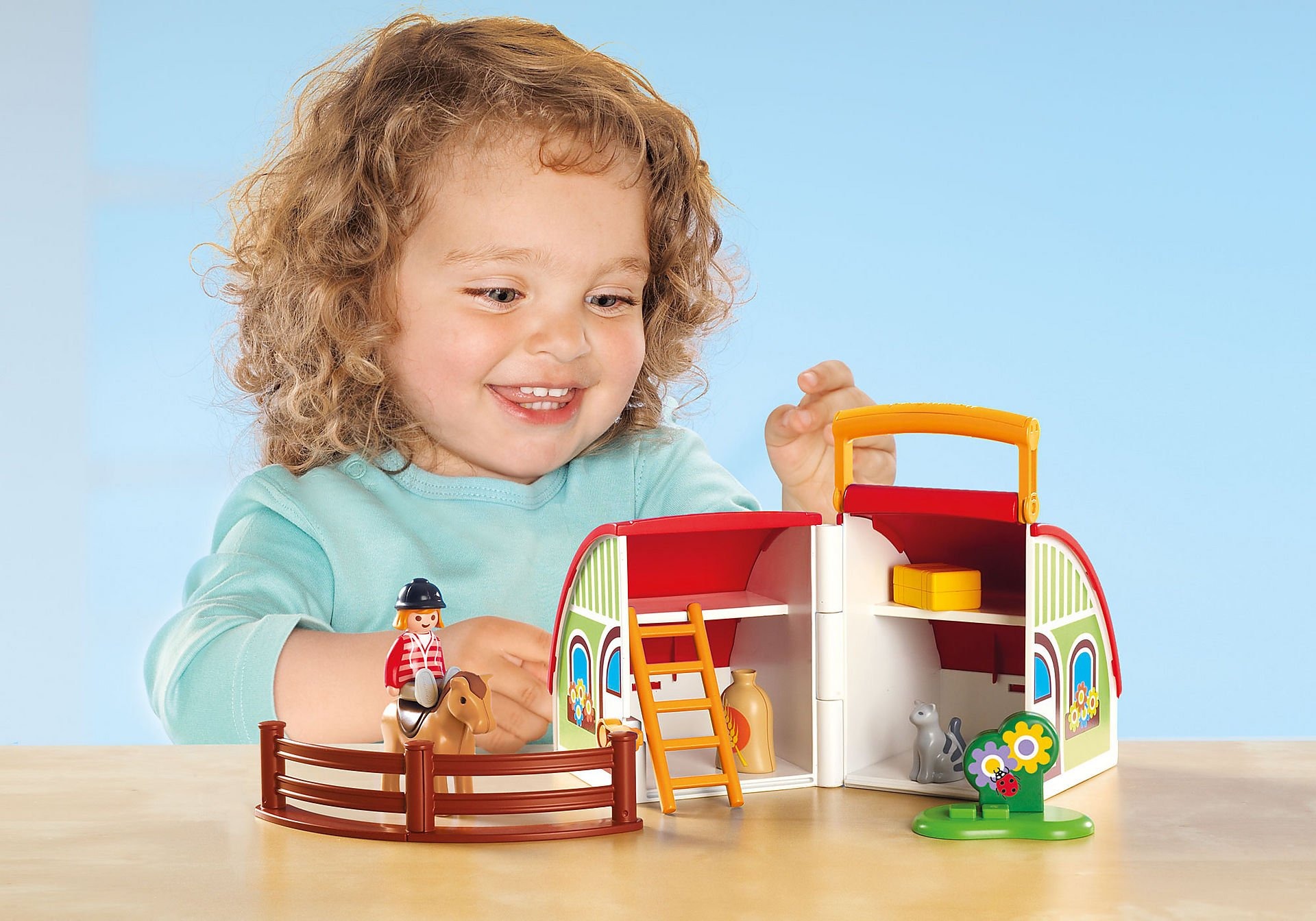 Playmobil 1.2.3 - Min mobile gård