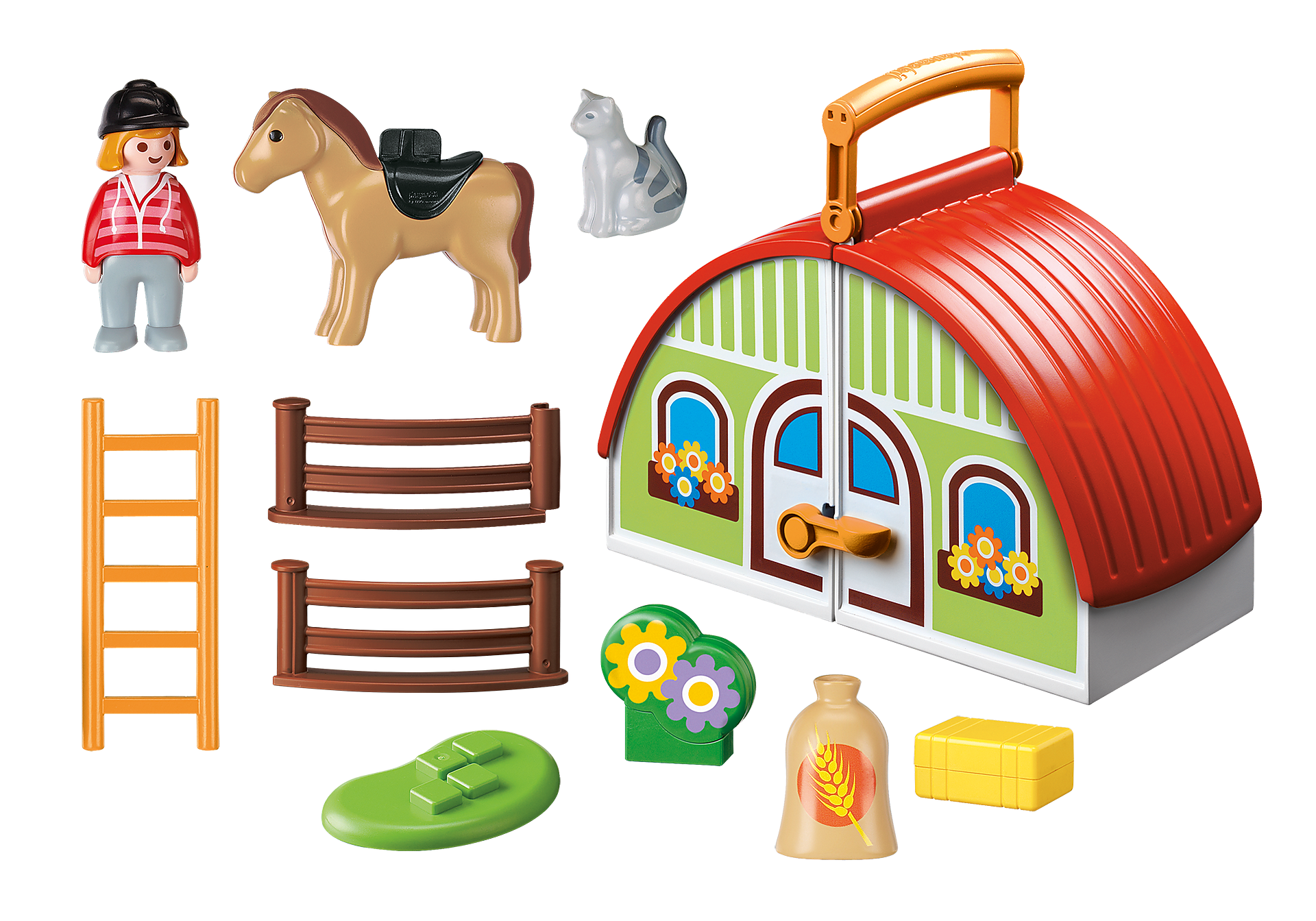 Playmobil 1.2.3 - Min mobile gård