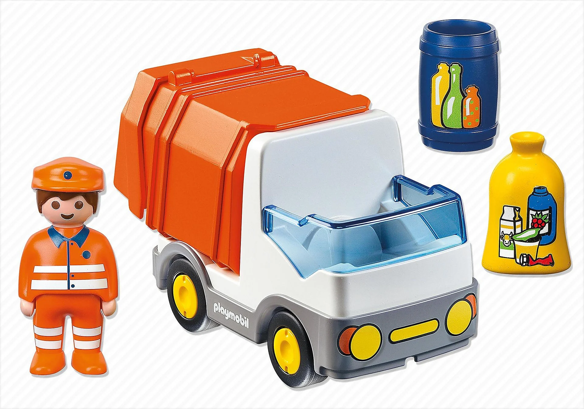 Playmobil 1.2.3 - Skraldebil (6774)