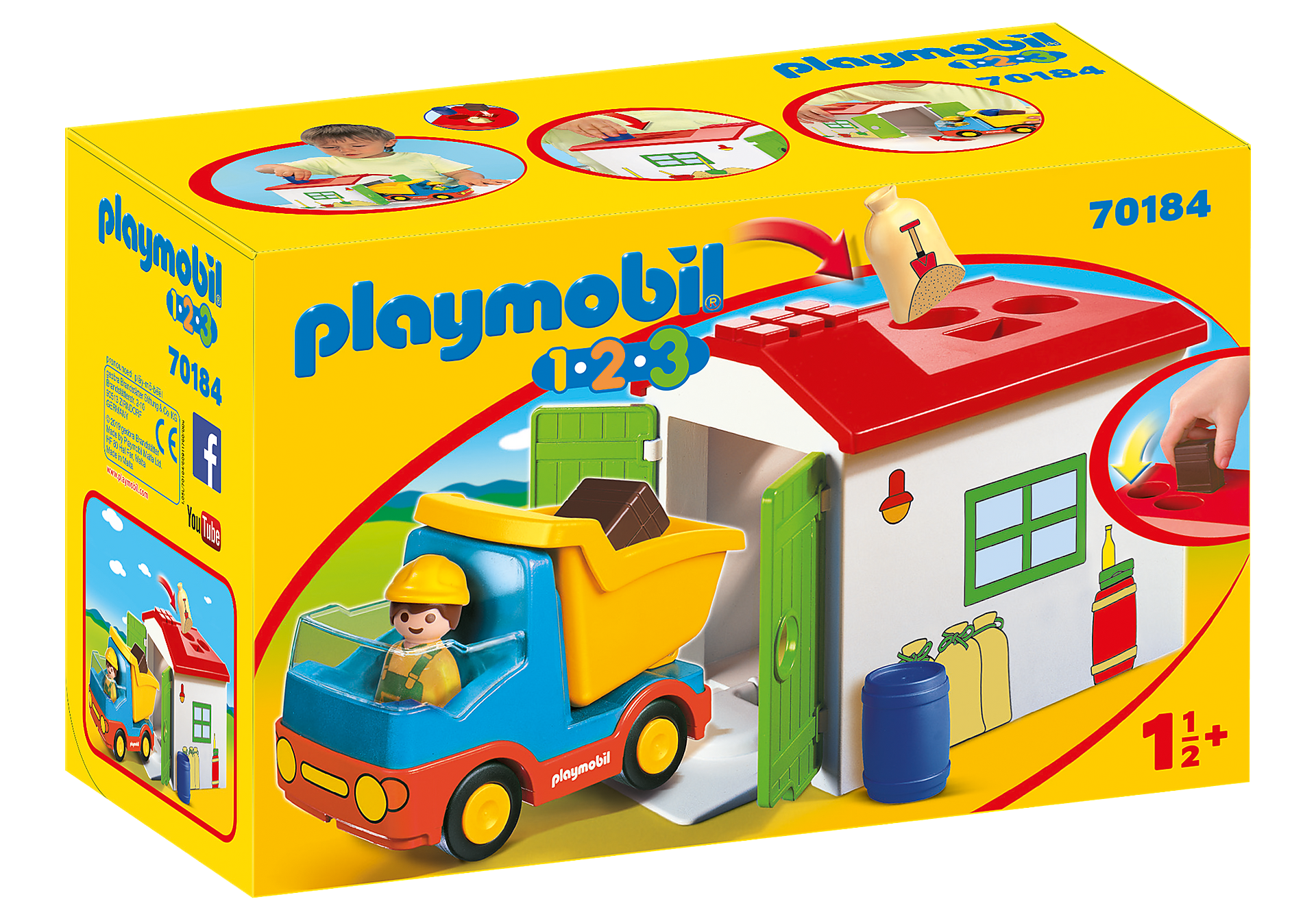 Playmobil 1.2.3 - Skraldebil