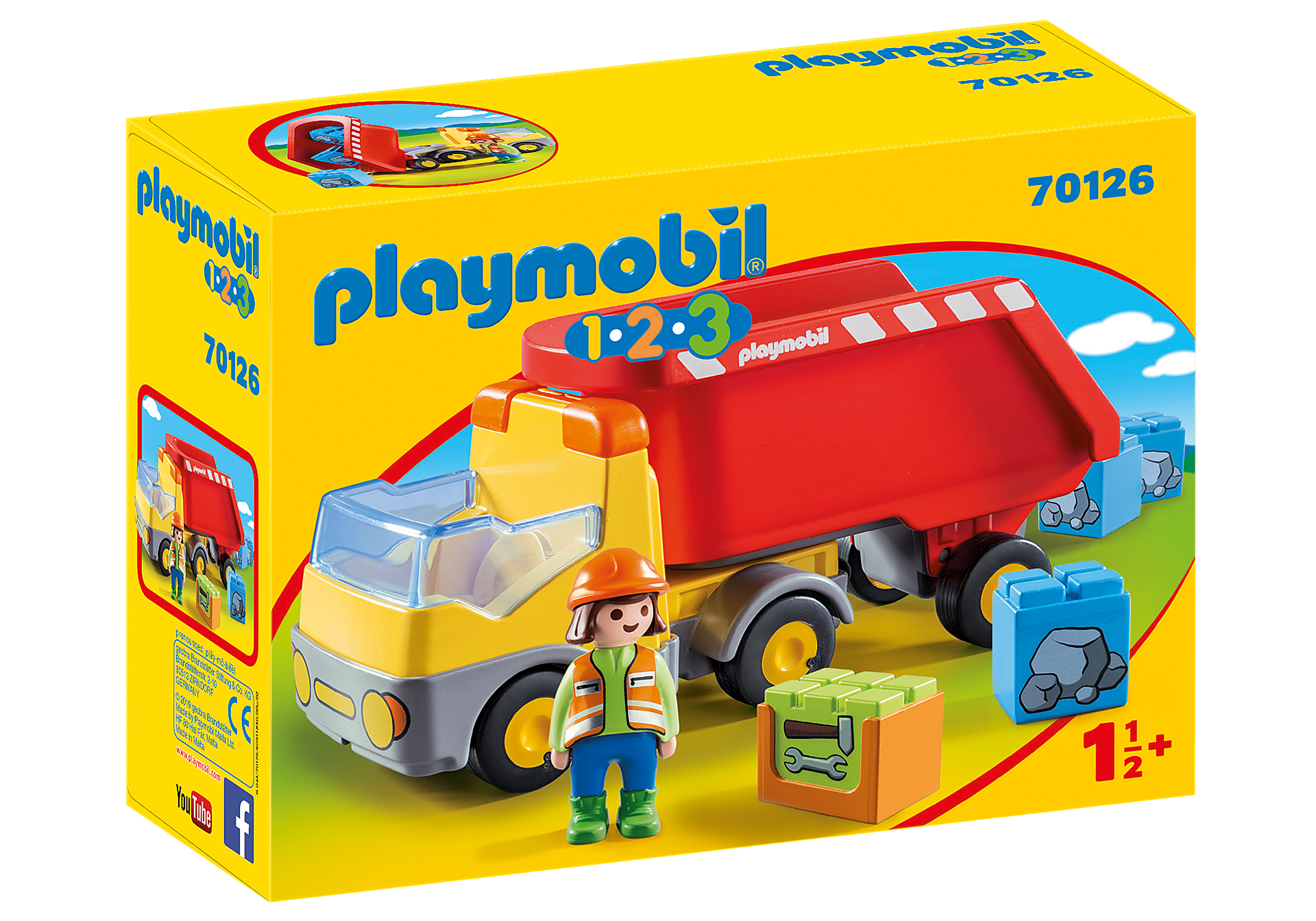 Playmobil 1.2.3 - Tipvogn