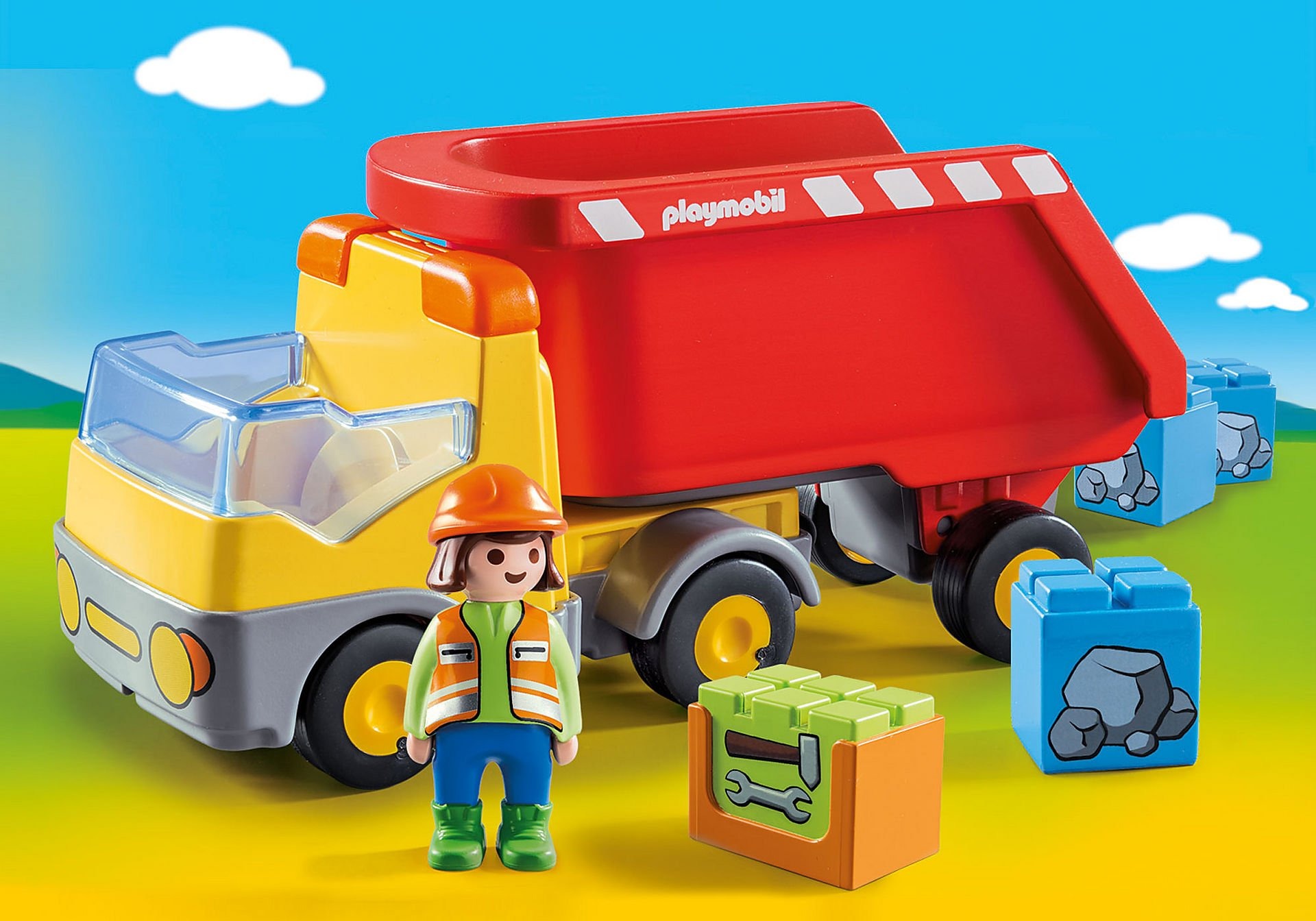 Playmobil 1.2.3 - Tipvogn