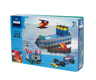 Plus-Plus Basis - 3-i-1, 480 stk