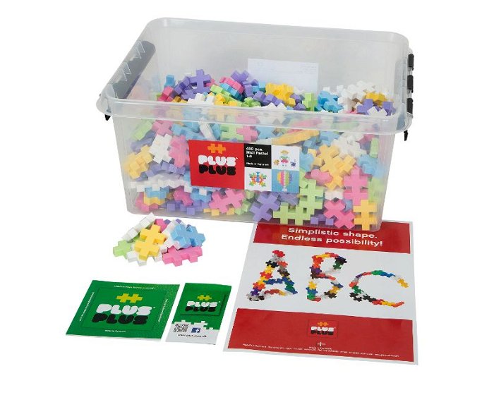 Plus-Plus Education BIG Pastel - 400 stk