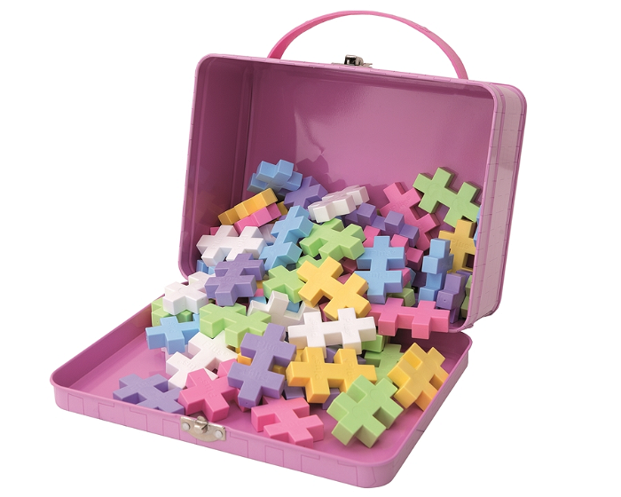 Plus-Plus BIG Pastel - Metalkuffert, 70 stk.
