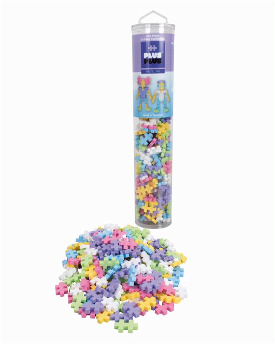 Plus-Plus i rør - Pastel Mix, 240 stk