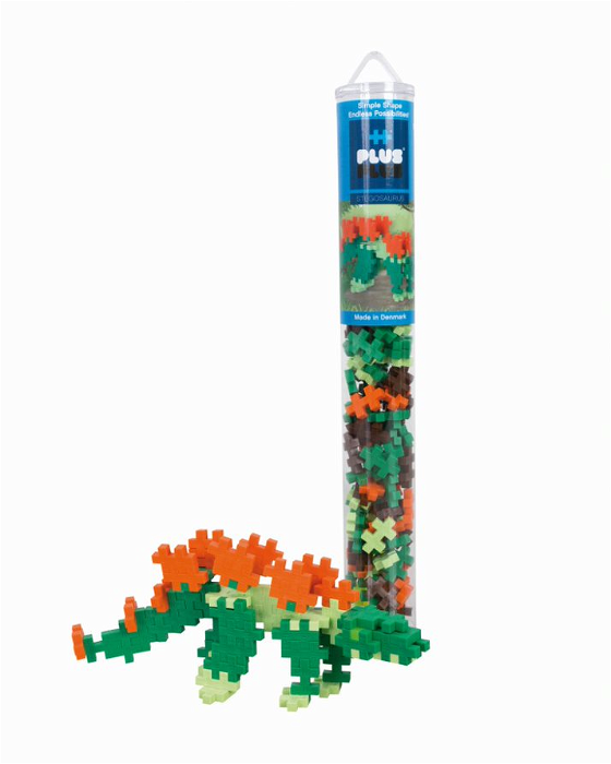 Plus-Plus i rør - Stegosaurus, 100 stk