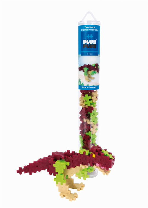 Plus-Plus i rør - T-Rex, 100 stk