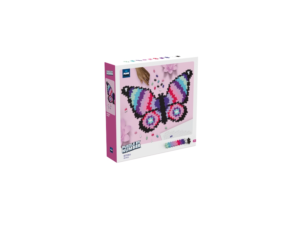 Plus-Plus - Puzzle By Number Butterfly 800pcs