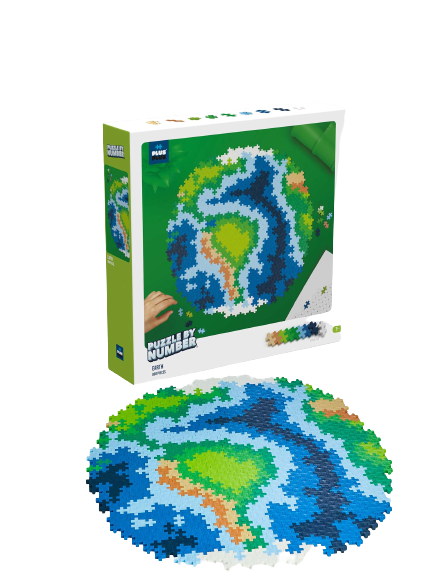 Plus-Plus - Puzzle By Number Earth 800pcs