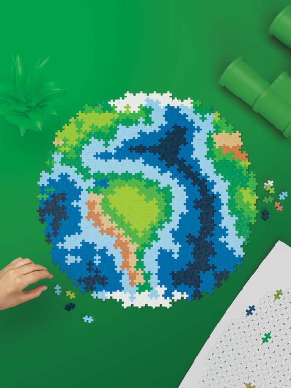 Plus-Plus - Puzzle By Number Earth 800pcs