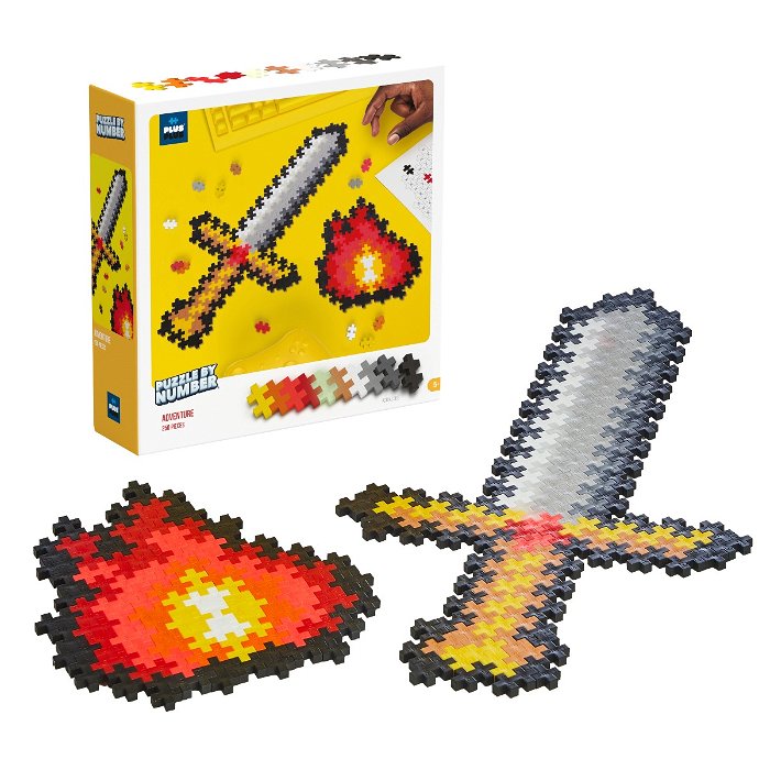 Plus-Plus - Puzzle By Number, På eventyr 250 stk