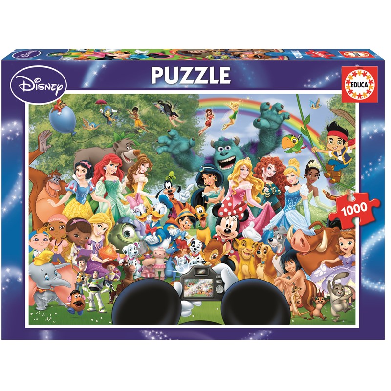 Puslespil 1000 brikker - The Marvellous World Of Disney II (016297)