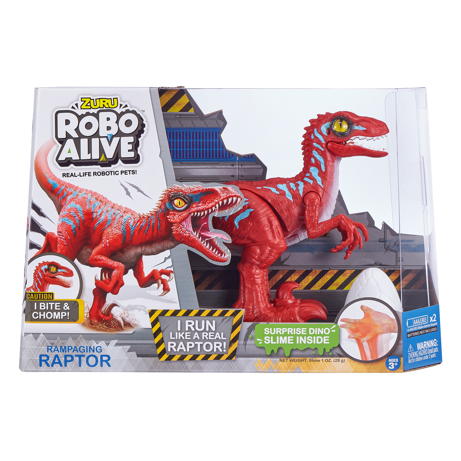 Robo Alive - Raptor - Rød